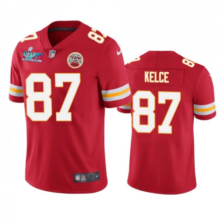 Camiseta Hombre NFL Kansas City Chiefs Travis Kelce 87 Rojo Super Bowl LVII Vapor Limited Camiseta Hombre NFL Kansas City Chiefs Travis Kelce 87 Rojo Super Bowl LVII Vapor Limited